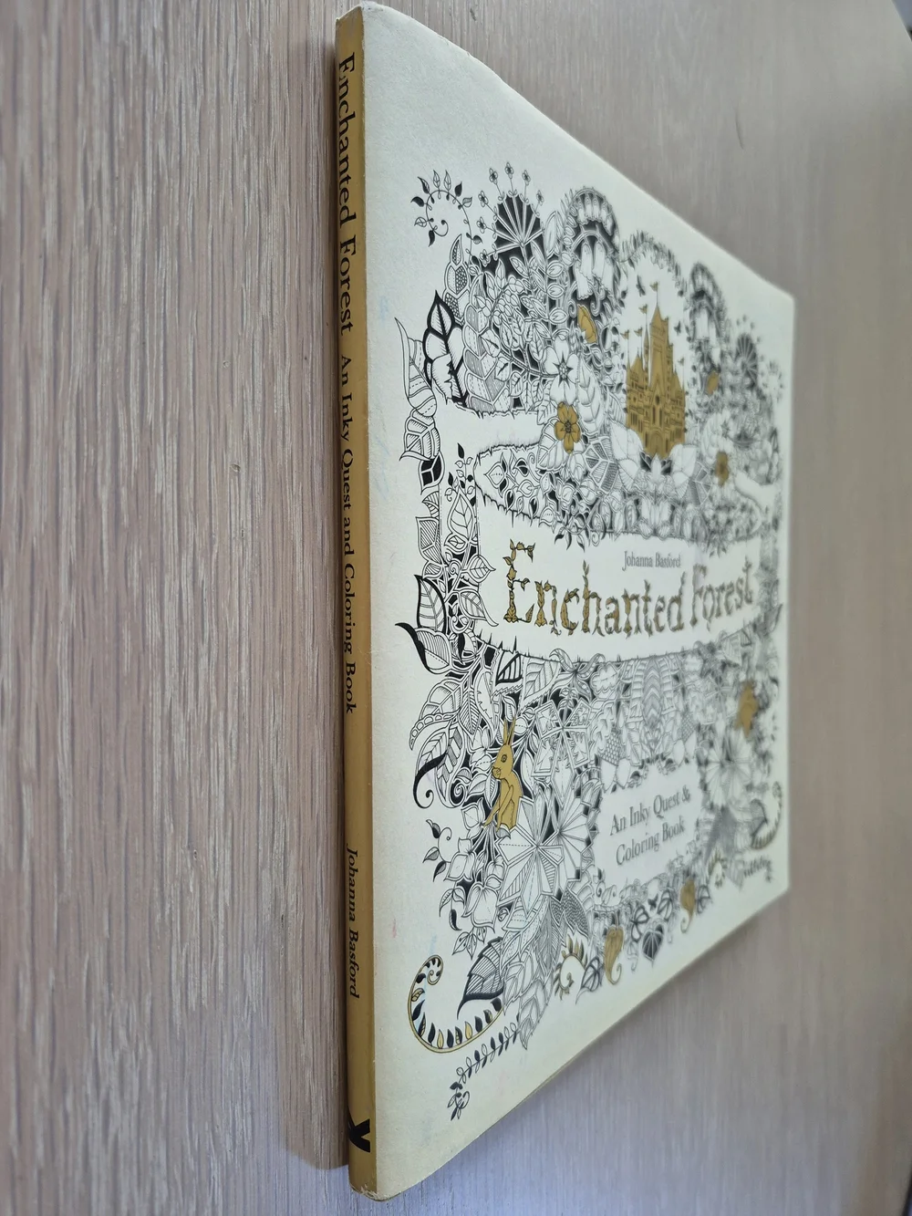 Enchanted Forest Coloring Book by — Cream & Gold